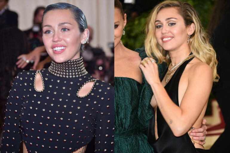 100 kartų geresnis įvaizdis! Miley Cyrus „Met Galoje“ sužibėjo kaip niekada ryškiai (FOTO)