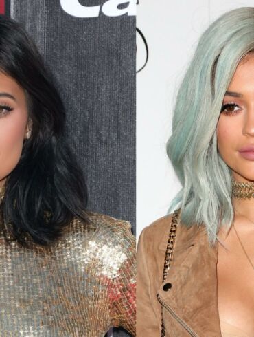 17 - metė Kylie Jenner naudoja grožio priemones