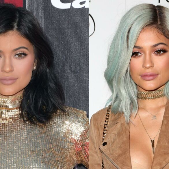 17 - metė Kylie Jenner naudoja grožio priemones