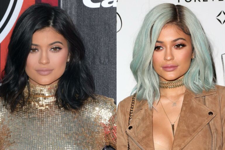 17 - metė Kylie Jenner naudoja grožio priemones