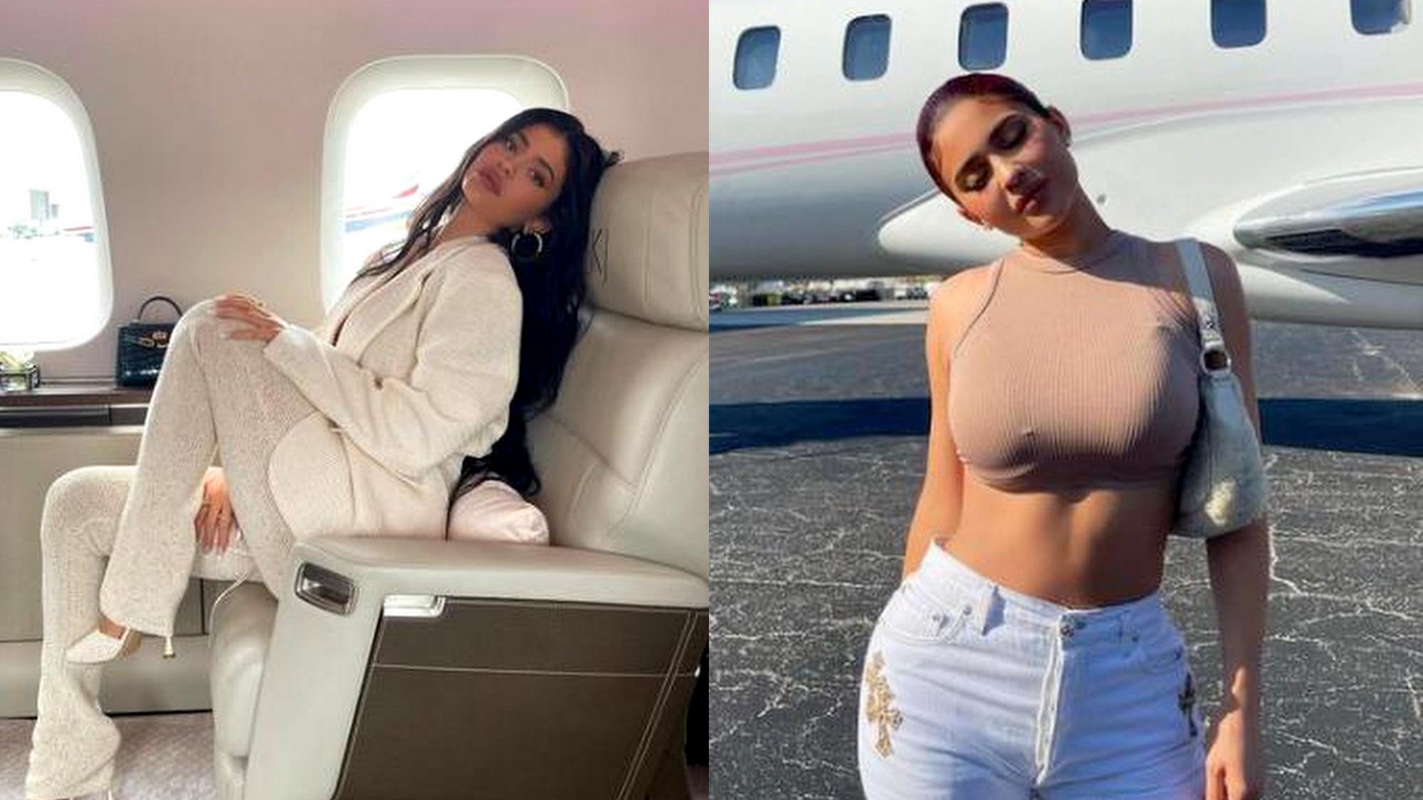 5 pikantiškos detalės apie Kylie Jenner privatų lėktuvą