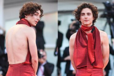Aktoriaus Timothée Chalamet apranga Venecijos kino festivalyje tapo apkalbų objektu: vieni ją gyrė