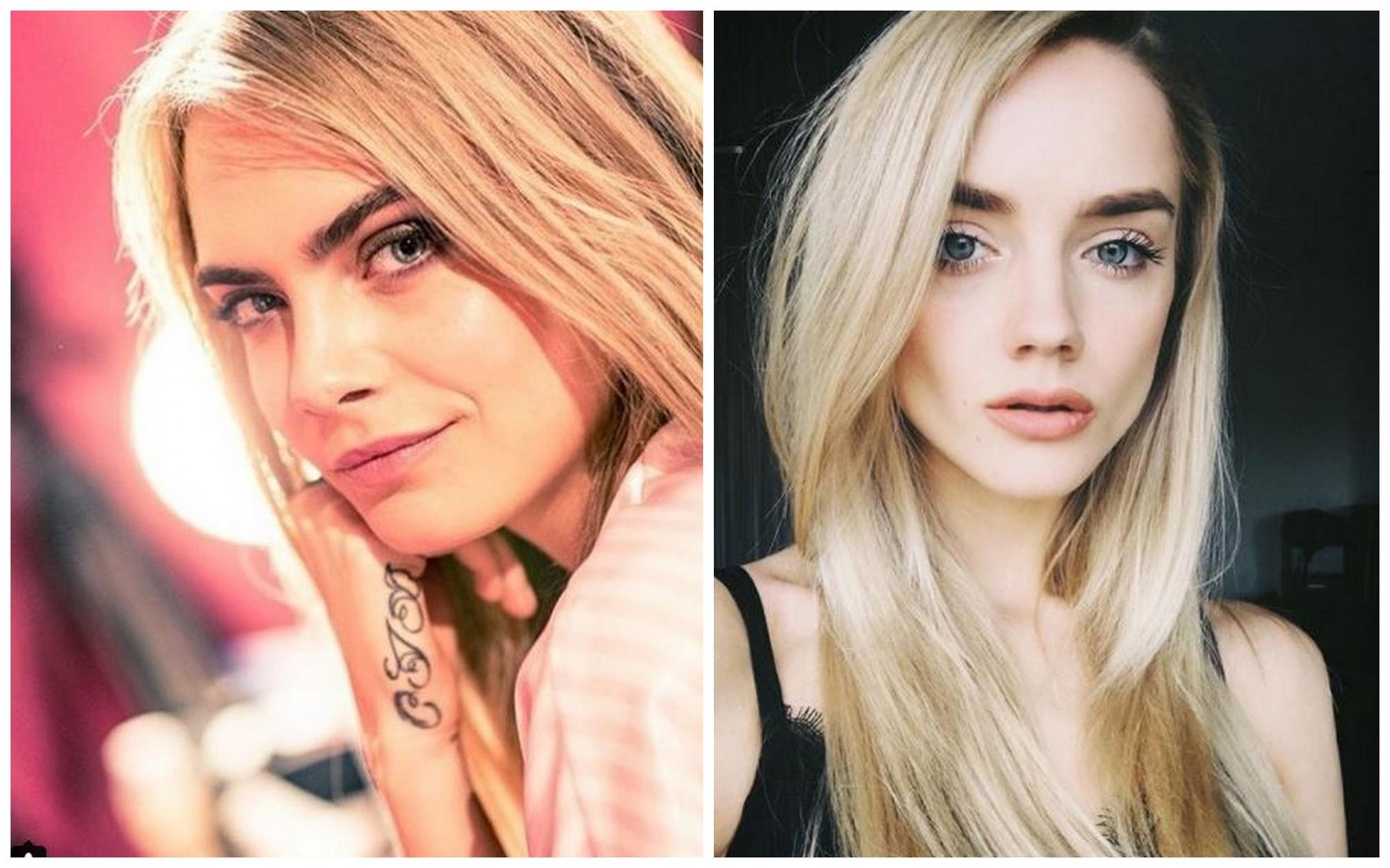 Akyse dvejinasi? Lietuvaitė tokia panaši į Cara Delevingne