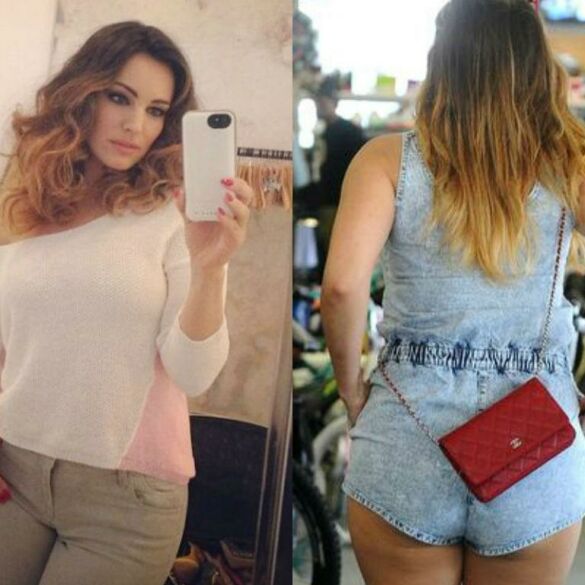 Apvalutės Kelly Brook stiliukas: pasmerkiam ar išteisinam? (FOTO)