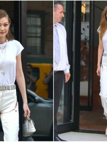 Ar šis Gigi Hadid sumanytas batelių avėjimo būdas taps nauja mada? (FOTO)