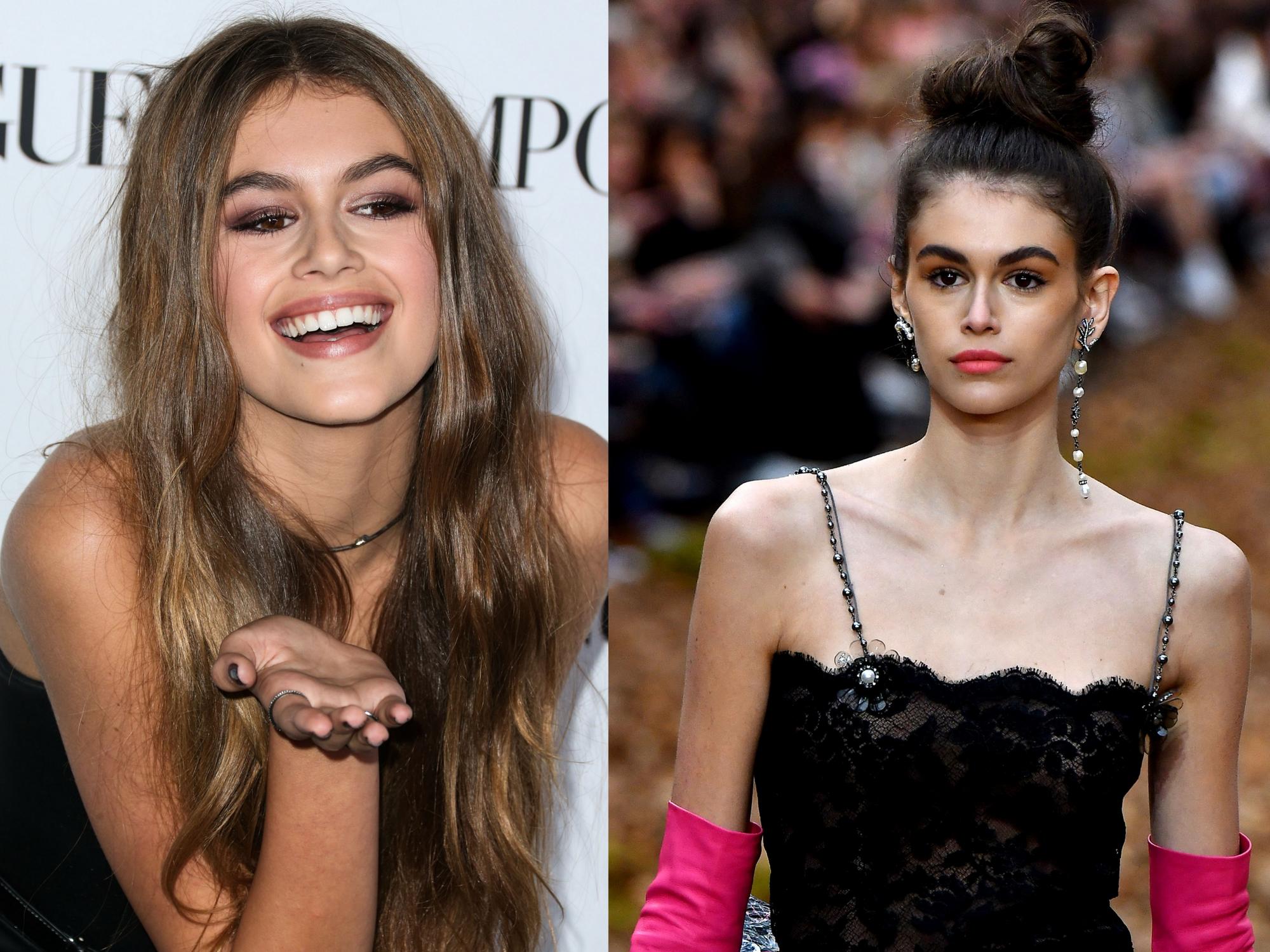 Baugūs pokyčiai per 3 metus: Kaia Gerber iš sveikos merginos virto skeletu (FOTO)