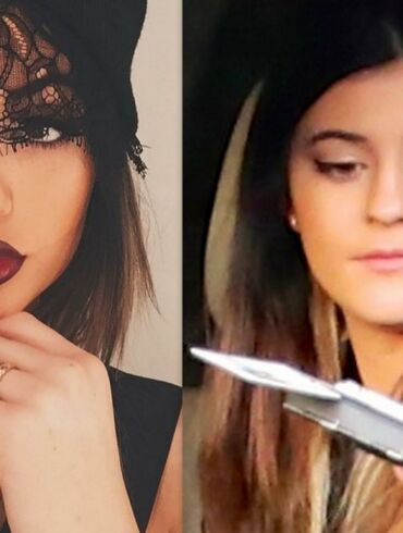 Be įprastinio makiažo pasirodžiusi 17-metė Kylie Jenner pribloškė išvaizda(FOTO)