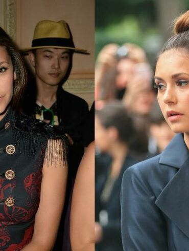 Drąsa: Nina Dobrev mados savaitėje neslėpė sužeistos kojos(FOTO)