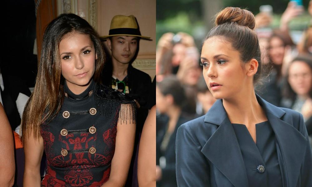 Drąsa: Nina Dobrev mados savaitėje neslėpė sužeistos kojos(FOTO)