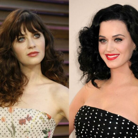 Dvynės: aktorė Zooey Deschanel - it iš akies traukta Katy Perry(FOTO)