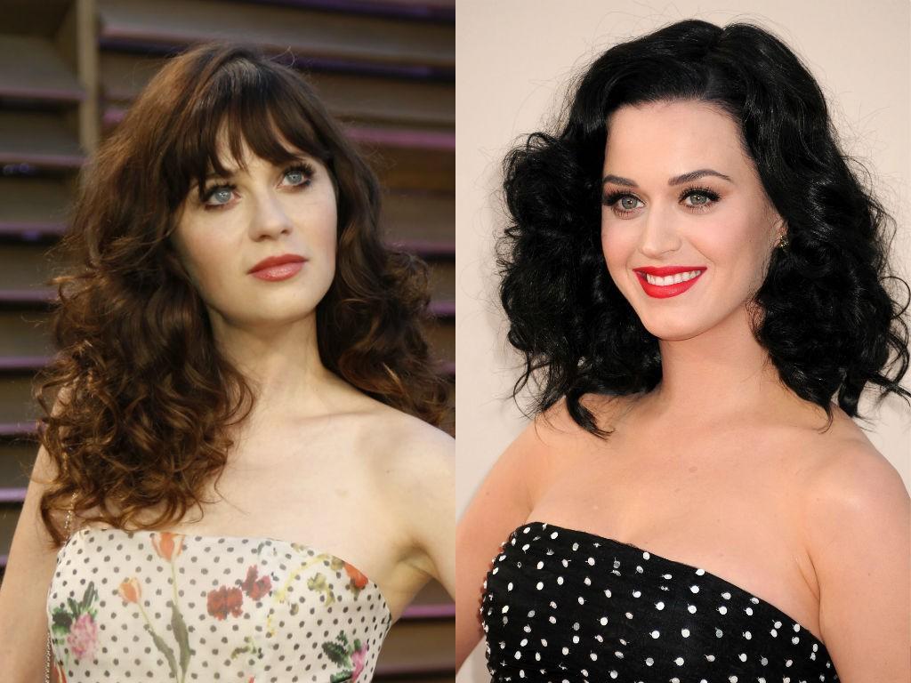 Dvynės: aktorė Zooey Deschanel - it iš akies traukta Katy Perry(FOTO)