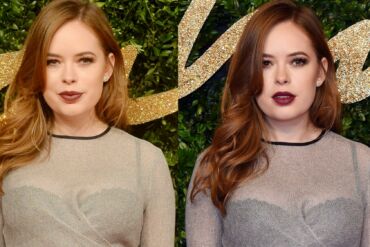 Garsi grožio blogerė Tanya Burr į renginį atėjo taip