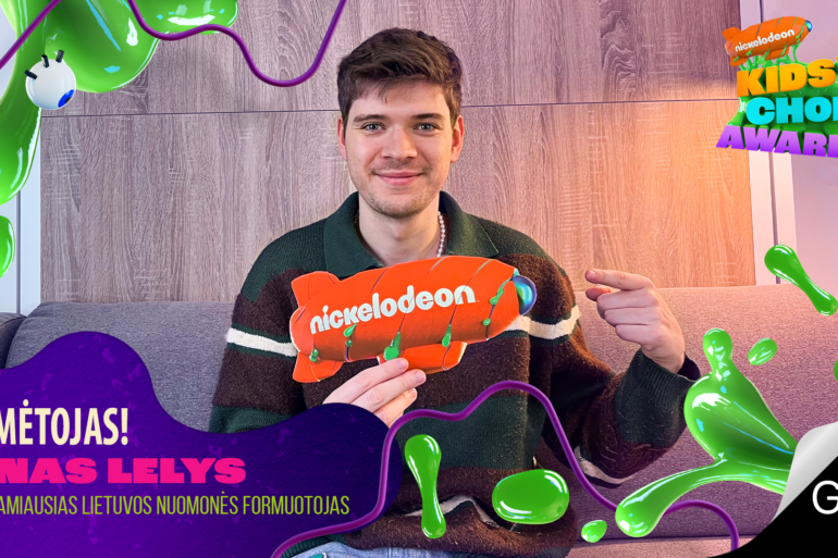 Ignas Lelys laimėjo „Nickelodeon Kids' Choice Awards“ 2023 apdovanojimą