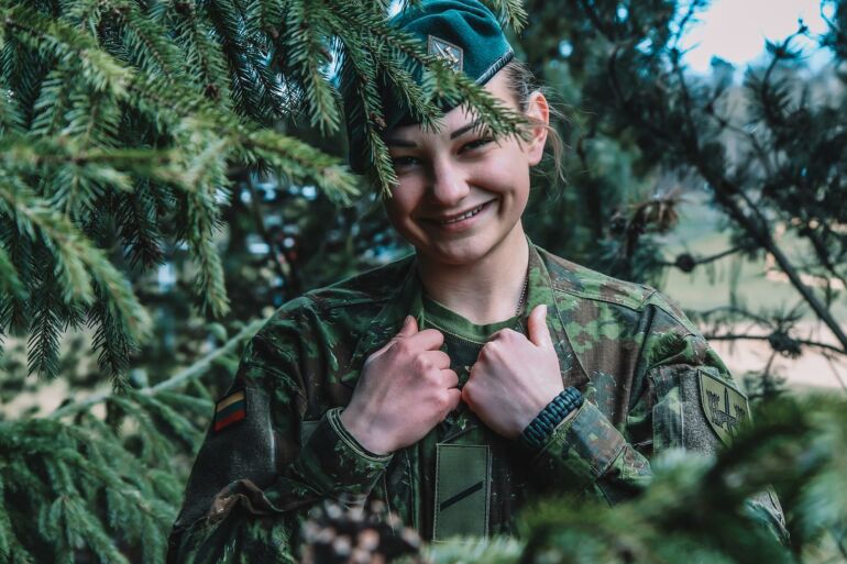 Karo inžinierė šauktinė Greta Telšinskaitė: „Daugeliui gal sunku suvokti