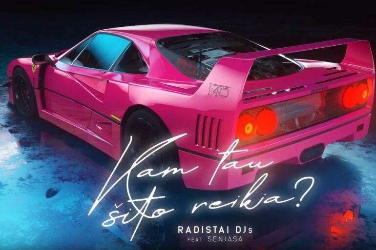 Karštas hitas: Radistai Dj’s kūrinį „Kam tau šito reikia?” kartu su ryškiąja Senjasa