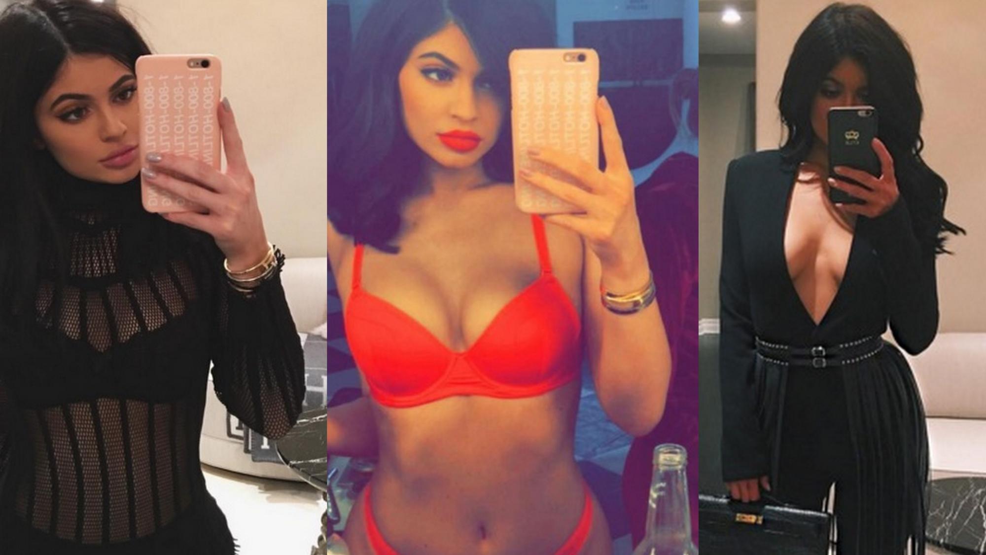 Kylie Jenner figūros pokyčiai: iš pieštuko į bombą (FOTO)