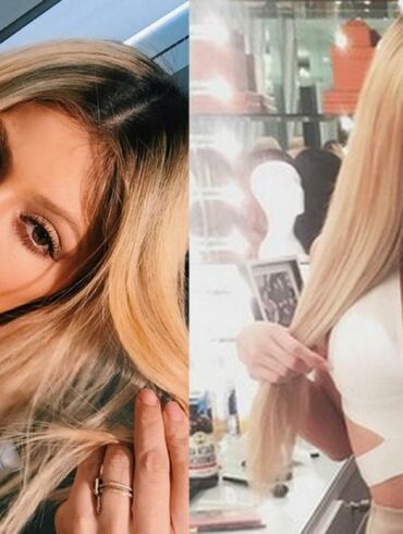 Kylie Jenner plaukai šviesėja ne tik ant galvos (FOTO) (APKLAUSA)