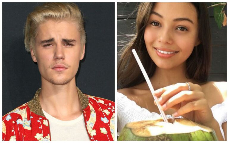Naujoji Justino Bieberio mergina: atrodo