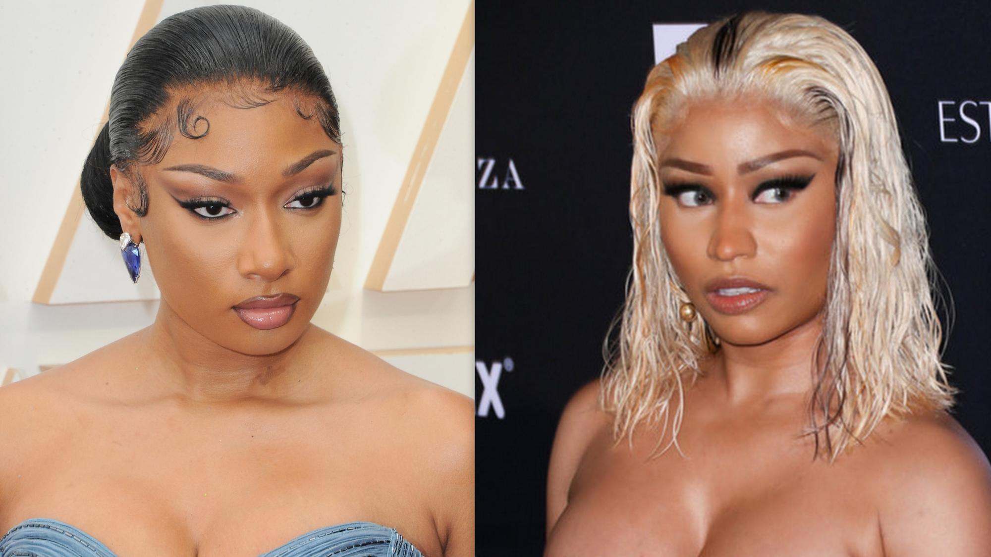 Nicki Minaj tariamai kaltina Megan Thee Stallion spaudus ją vartoti alkoholį jai būnant nėščiai