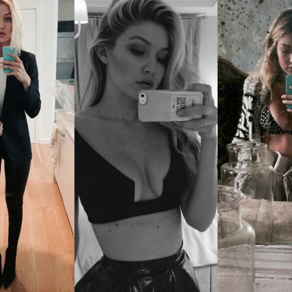 Padoru ar nelabai? Gigi Hadid - per miestą tik su... maudymosi kostiumėliu (FOTO)