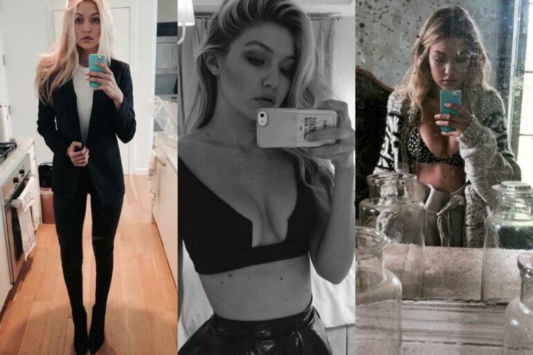 Padoru ar nelabai? Gigi Hadid - per miestą tik su... maudymosi kostiumėliu (FOTO)