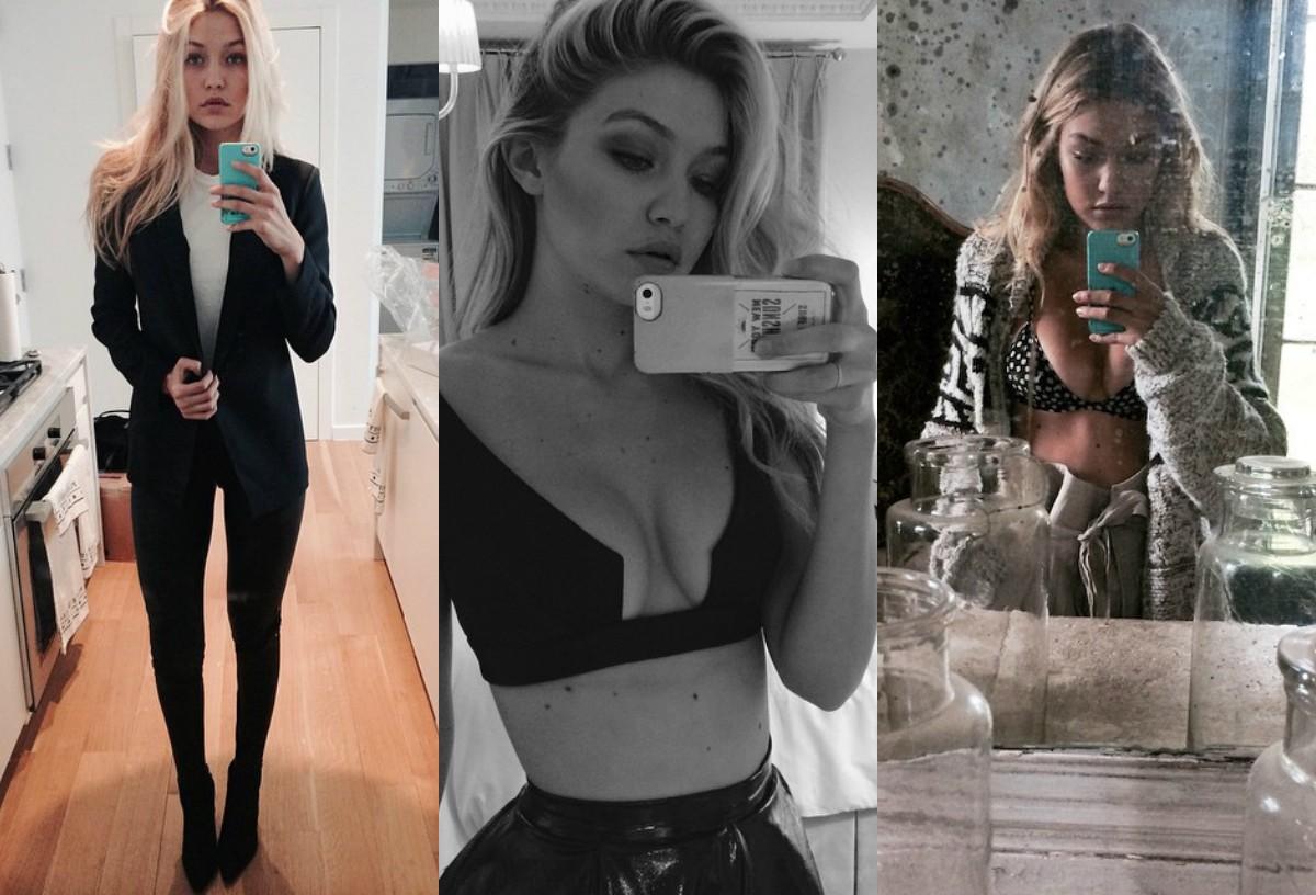 Padoru ar nelabai? Gigi Hadid - per miestą tik su... maudymosi kostiumėliu (FOTO)