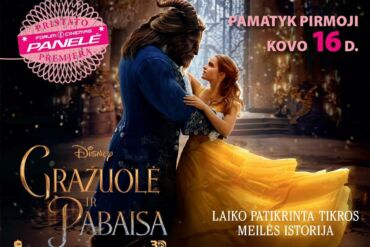 PANELĖ pristato premjerą: pasakiškai gražus filmas „GRAŽUOLĖ IR PABAISA“