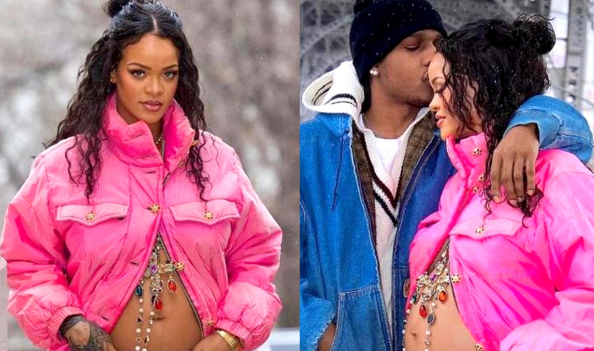 Paparacių užfiksuotose nuotraukose Rihanna galimai užsiminė apie savo itin slepiamo kūdikio vardą