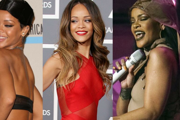 Pilnesnes formas demonstruojanti Rihanna - moteriškėja ar apsileido?(FOTO)