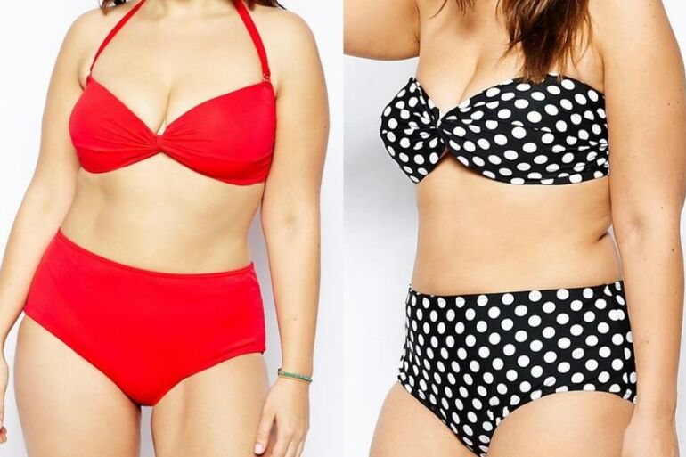 „Plus-size“ bikinius kurianti kompanija metė iššūkį lieknoms manekenėms(FOTO)