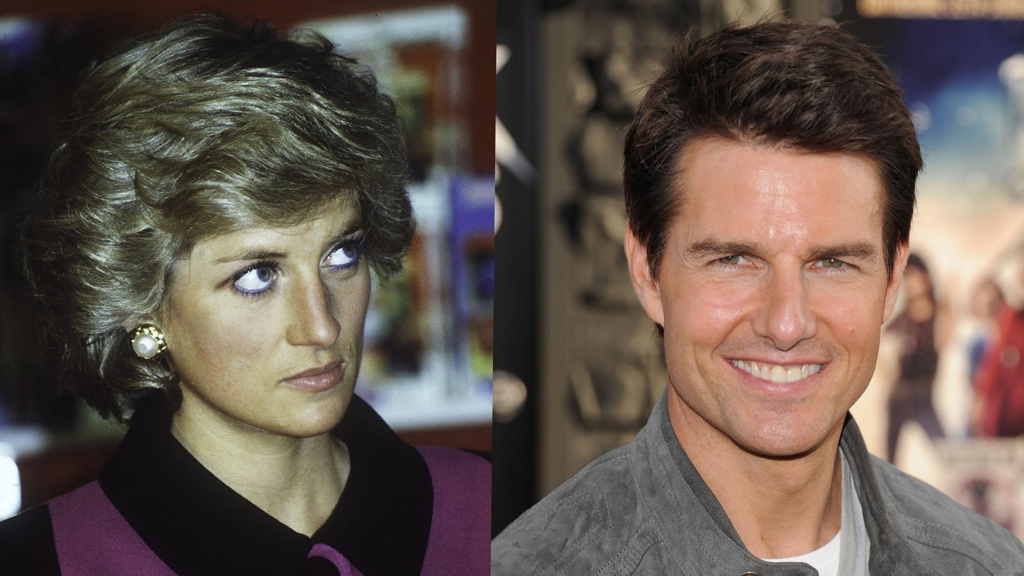 Princesė Diana tariamai kadaise buvo įsimylėjusi aktorių Tom Cruise