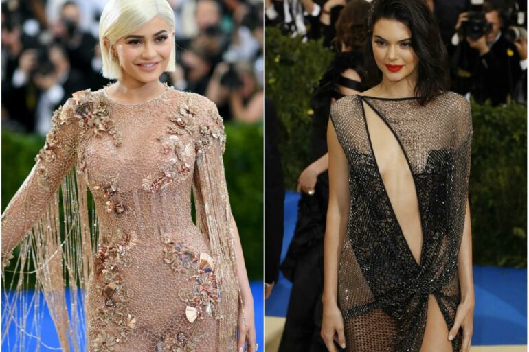 Sesučių kovos mados renginyje: Kylie ir Kendall Jenner konkuravo atvirumu (FOTO)