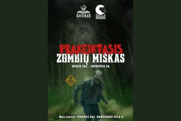 Šiurpių pramogų kupinas "Prakeiktasis zombių miškas" kviečia Heloviną sutikti drauge