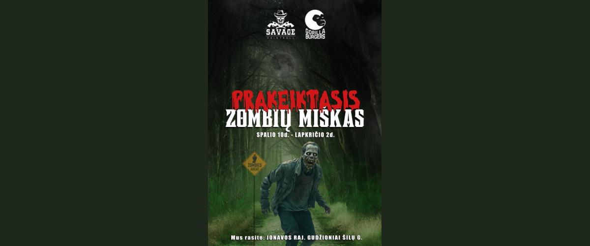 Šiurpių pramogų kupinas "Prakeiktasis zombių miškas" kviečia Heloviną sutikti drauge