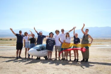 Skrydis sklandytuvais per Europą: iki finišo liko vos 400 km.