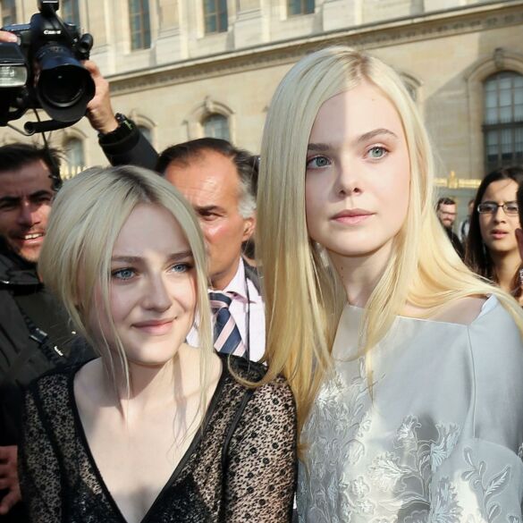 Stiliaus dvikova: seserys Elle ir Dakota Fanning. Kuri stilingesnė?(FOTO)