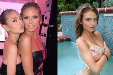 Supermodelio Heidi Klum itin atviros 19 - metės dukros nuotraukos sukėlė kritikos bangą