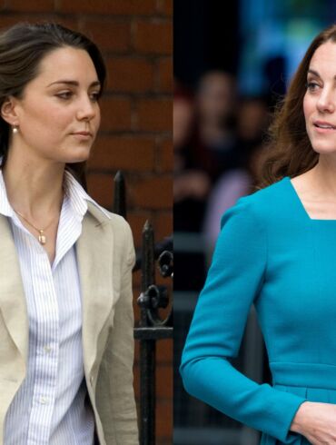 Tada ir dabar: kaip bėgant metams keitėsi elegantiškosios Kembridžo hercogienės Kate Middleton stilius?