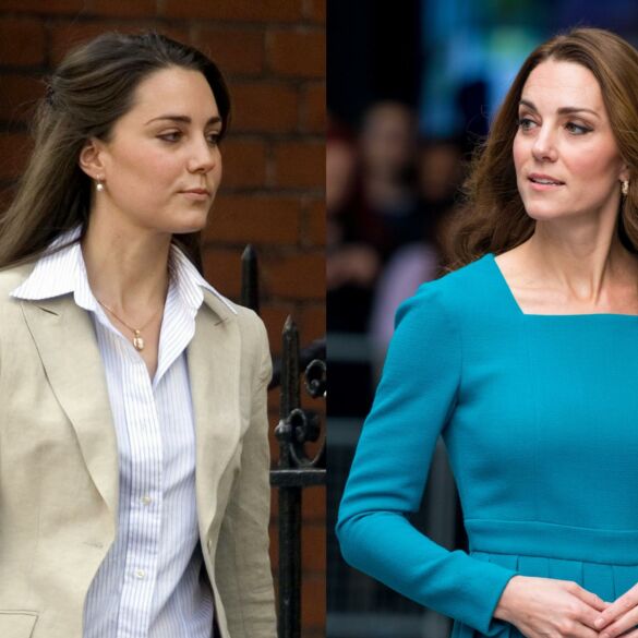 Tada ir dabar: kaip bėgant metams keitėsi elegantiškosios Kembridžo hercogienės Kate Middleton stilius?