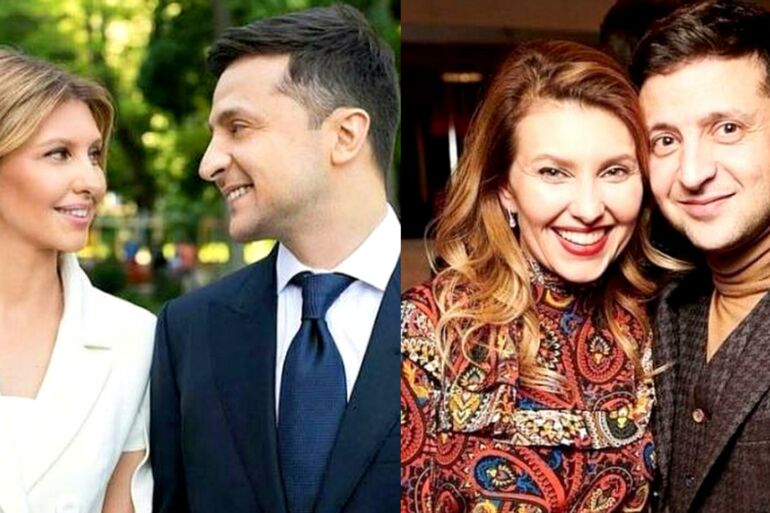 Volodymyr ir Olena Zelenskyy mini santuokos metines: pasirodė vestuvių kadrai