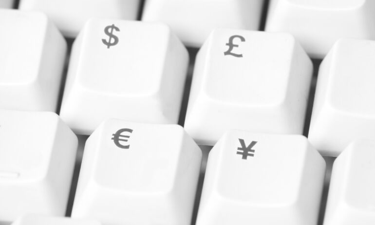 euro ženklas klaviatūroje