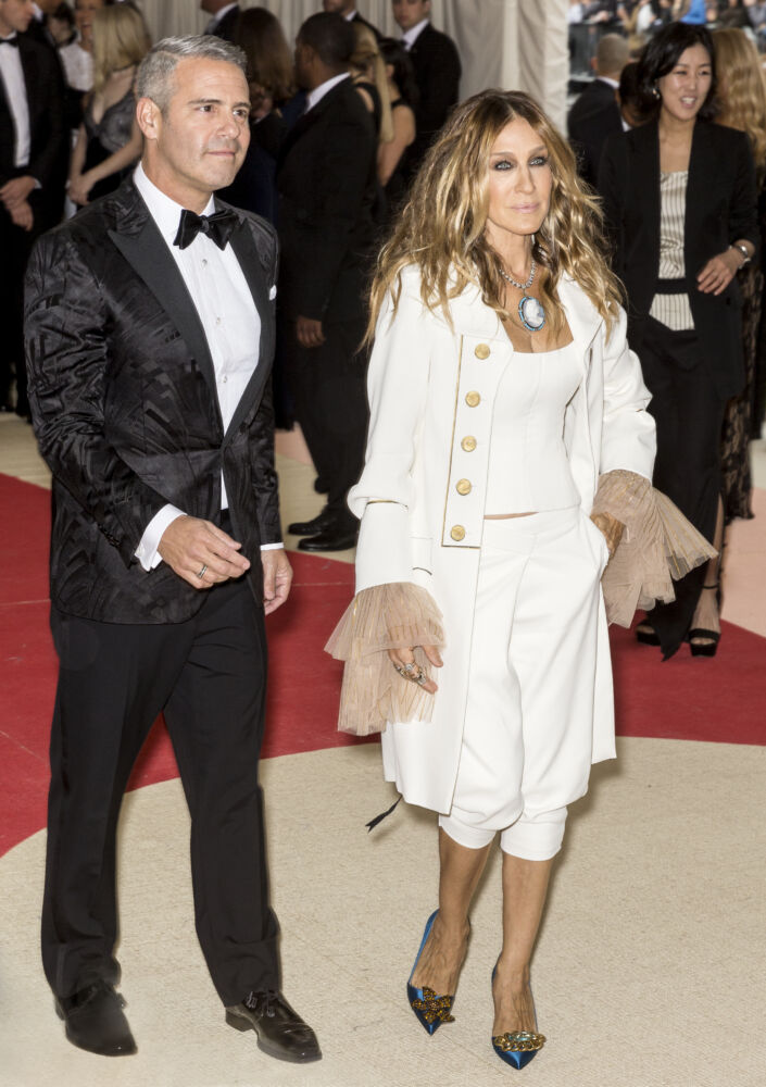 Andy Cohenas ir Sarah Jessica Parker "Met Gala"