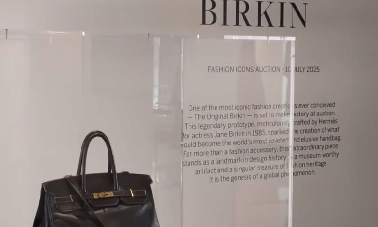 jane birkin hermes rankinė