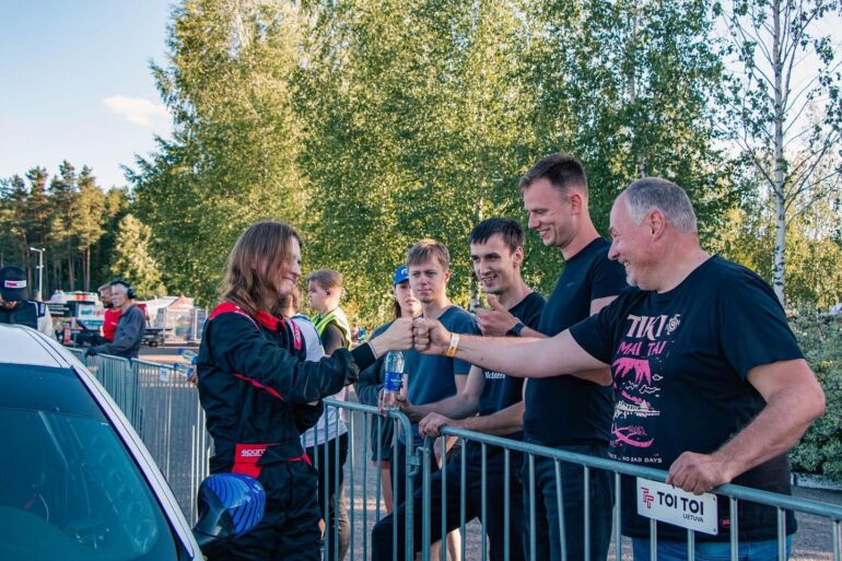 Emilija Ulvydaitė ir tėtis