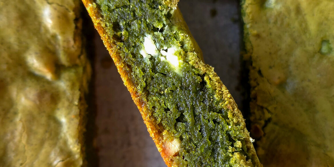 Matcha brauniai