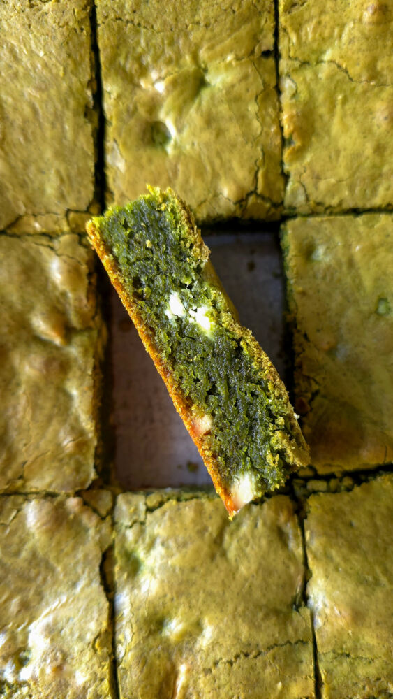 Matcha brauniai
