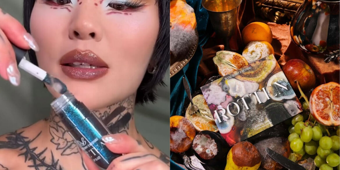 „Blend Bunny Cosmetics“ makiažo kolekcija Rotten