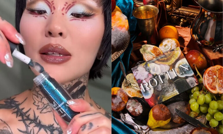 „Blend Bunny Cosmetics“ makiažo kolekcija Rotten