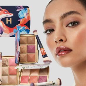 hourglass šventinė makiažo kolekcija sasha fox
