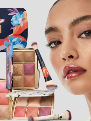 hourglass šventinė makiažo kolekcija sasha fox